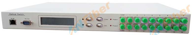 Single mode and Multimode Rack mount 1X8 Fiber Optical Switches